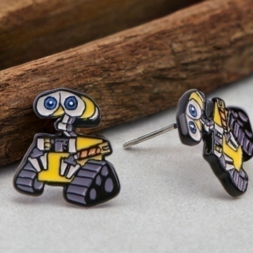 MODCLOTH LIMITED EDITION WALL-E ROBOT STUD EARRINGS